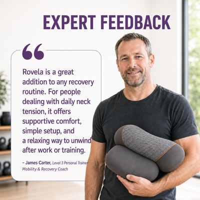 Physiotherapist feedback on Rovela Neck Massager Pro technique and positioning